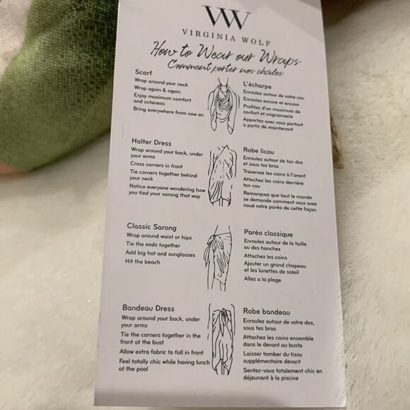 Virginia Wolf Wrap NWT - Picture 4 of 4